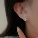 925 Sterling Silver Rabbit Earrings - High-Quality Jewelry