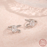925 Sterling Silver Rabbit Earrings - High-Quality Jewelry