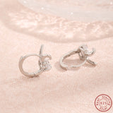 925 Sterling Silver Rabbit Earrings - High-Quality Jewelry