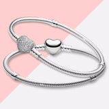 925 Silver Crown Letter O Bracelet for DIY Women's Jewelry