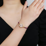 Zirconia Stone Flower Bracelet for Women Party Jewelry