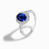 S925 Sterling Silver Spinel High Ring for Women