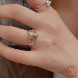 Irregular Women's 925 Sterling Silver Ring