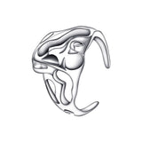 Irregular Women's 925 Sterling Silver Ring