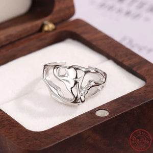 Irregular Women's 925 Sterling Silver Ring