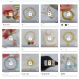Stainless Steel Charms Bracelet 18K Plated Lock Key Heart Charms Bracelets