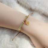Grace Jewelry Light Green Hetian Jade Beads Bracelet
