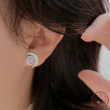 Moonstone Sterling Silver Earrings Women's Jewelry