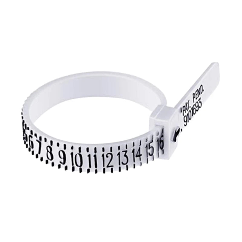 Ring Ruler Measurer Finger Coil Sizing Tool US UK Size Measurements