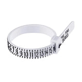 Ring Ruler Measurer Finger Coil Sizing Tool US UK Size Measurements