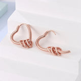925 Rose Series Sun Moon Star Earrings