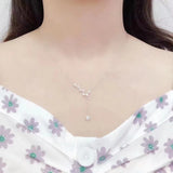 Big Dipper Pendant Necklace Tassel Star Necklace 925 Silver Women's Jewelry