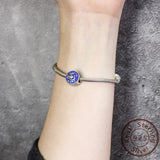 Pattern Unicorn DIY Bracelet 925 Sterling Silver Beaded