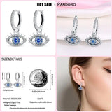 925 Silver Daisy Heart Butterfly Drop Earrings