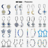 925 Silver Sun & Moon Glow Earrings