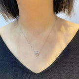 Bow Necklace AAAA Zircon Party Jewelry for Women