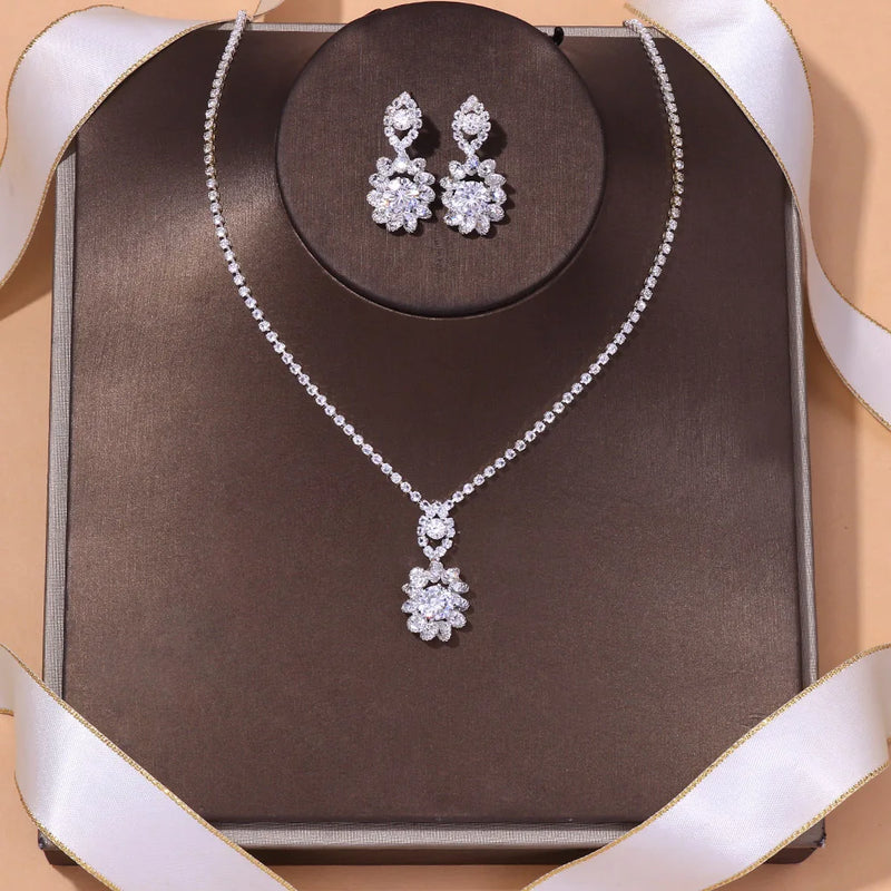 Blossoms Dubai Jewelry Sets Women Anniversary Gift J8262