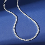 Iced Out Tennis Chain Necklace for Women Crystal Choker