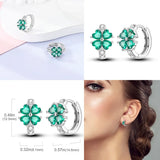 925 Silver Starry Moon Tassel Earrings - Party Hoops Heart Star