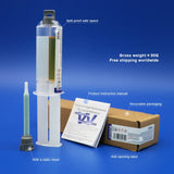 Yellow Transparent Epoxy Adhesive 100 Mins Slow Cure 2 Part Resin & Hardener