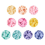 2030Pcs 6mm Polymer Clay Disc Charms Beads 10 Colors DIY Jewelry Making