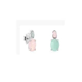 925 Silver Zircon Bear Earrings Wedding Accessory