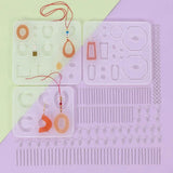 203pcs Crystal Silicone Mold Set For Jewelry Making UV Resin Accessories