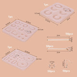 203pcs Crystal Silicone Mold Set For Jewelry Making UV Resin Accessories