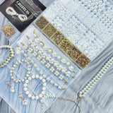 2045Pcs Pearl Plated CCB Beads Kits Heart Bow Beads for Jewelry Making