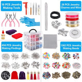2062pcs Beading Box Set DIY Beaded Material Bracelet Necklace Making