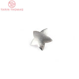 10PCS 19x19.5MM Brass Stud Earrings DIY Jewelry Accessories