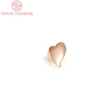 10PCS 19x19.5MM Brass Stud Earrings DIY Jewelry Accessories