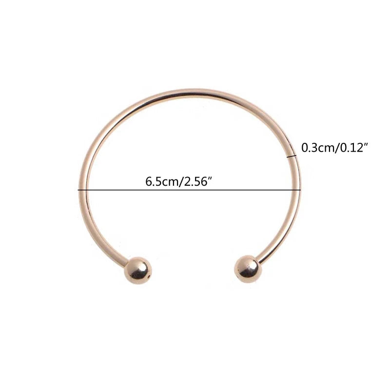 10Pcs Open Bangles Cuff Bangle Bracelet for Women DIY Jewelry Making
