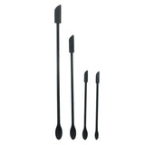 Mini Silicone Spatula Set Thin Makeup Jar Scraper Kitchen Cosmetic Tool