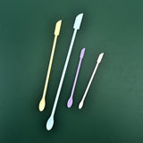 Mini Silicone Spatula Set Thin Makeup Jar Scraper Kitchen Cosmetic Tool