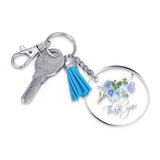 20CF Acrylic Keychain Set with Blanks Tassels Rings Clasps for DIY Keychain