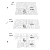 Christmas Pull Flag Letters Epoxy Resin Mold DIY Party Supplies Silicone Mould