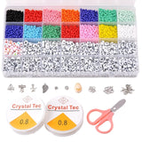 20CF Rainbow Glass Beads for Jewelry Making