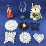 Butterfly/Heart-shaped Candle Holder Mold for Home Decoration