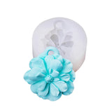 Flower Candle Silicone Mold Fondant Soap Cake Mold Cupcake Jelly Chocolate Decor