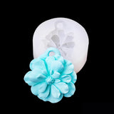 Flower Candle Silicone Mold Fondant Soap Cake Mold Cupcake Jelly Chocolate Decor