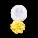 Flower Candle Silicone Mold Fondant Soap Cake Mold Cupcake Jelly Chocolate Decor
