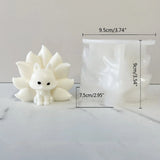 20CF Foxes Shape Candle Mold Silicone Mould for DIY Baking Cake