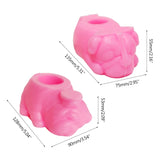 Dog Shaped Flower Pot Epoxy Resin Mold DIY Crafts Home Decor