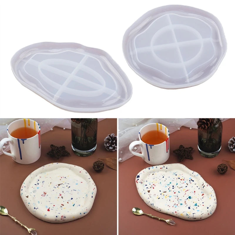 Clouds-Shaped Epoxy Silicone Mold Tray for DIY Jewelry Storage Container