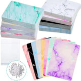Marble Necklace Earrings Display Cards Holder