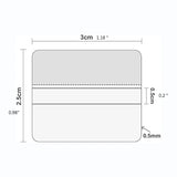 20CF PVC Earring Card Adapter Self-Adhesive Lip Adapter