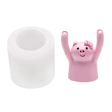 Pig Shaped Candle Epoxy Resin Mold DIY Aromatherapy Silicone Mould