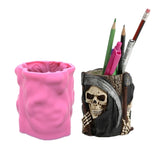 European Skull Flowerpot Candle Mold for Home Decor