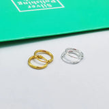 925 Silver Segment Earring Hoop Nose Ring Tragus Cartilage Piercing